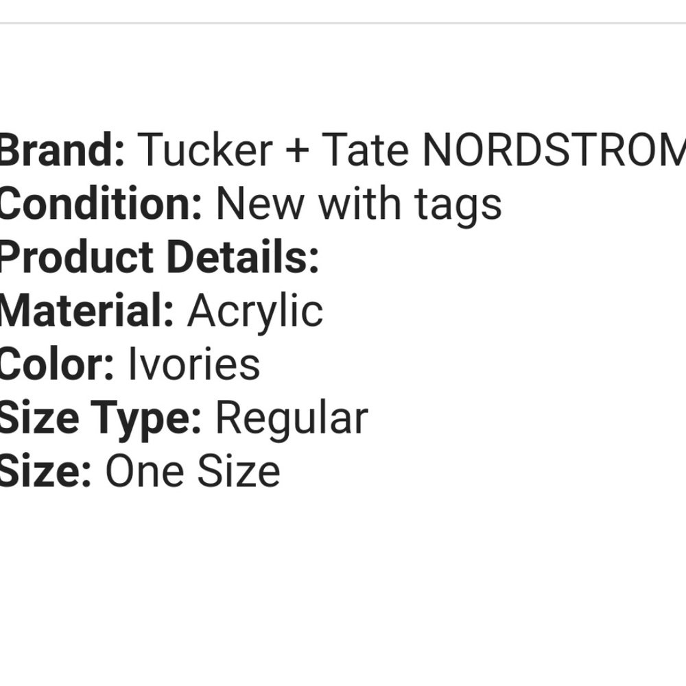 NWT 3PC SET TUCKER & TATE Nordstrom Hat mitten set w 🐻 ears - Picture 6 of 6